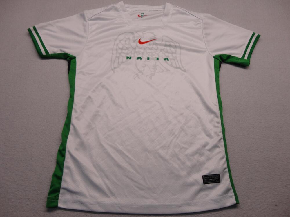 Nigeria Jersey Womens 30 White Green Soccer Nike NAIJA Shirt National Team